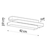 LED FROST 2xG9 Nástěnné svítidlo SOLLUX