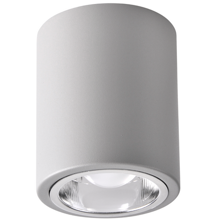 Stropní svítidlo přisazené. bodové z kovové trubky JUPITER 10 GOLDLUX (Polux) DOWNLIGHT E27 šedá