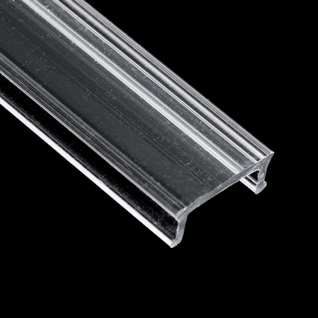 Krytka pro nástěnný profil KM35, Průhledná 2m LUMILED