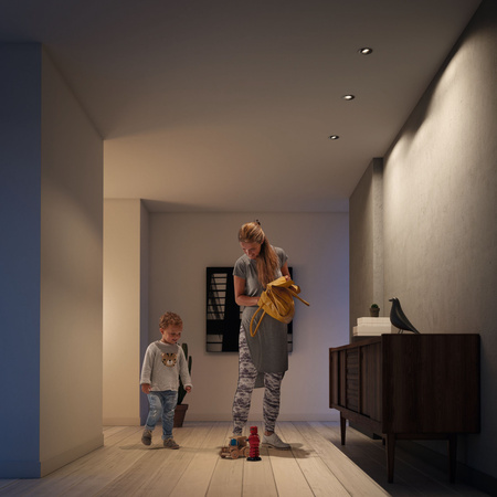 Zásuvné halogenové svítidlo DONEGAL 3x GU10 Round Movable Grey PHILIPS