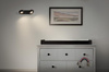 Stropní nástěnné svítidlo LED pro povrchovou montáž 10,5 W 450 lm CCT Dekorativní černá bodová lampa Venus Ledvance