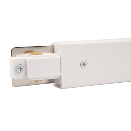 1F KOLEJNICOVÝ KONEKTOR PŘÍMÝ S NAPÁJECÍM ZDROJEM BÍLE PODSVÍCENÝ