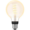 LED Globe E27 G95 7W CCT PHILIPS HUE White & Ambiance Filament Bluetooth Zigbee žárovka
