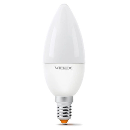 LED žárovka E14 C37 Candle 7W = 50W 630lm 4000K Neutrální 220° Videx