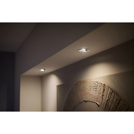 LED Milliskin zapuštěná pod omítku 4,2W CCT kulatá pohyblivá PHILIPS HUE Bluetooth