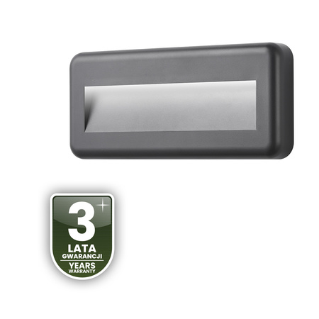 Venkovní zahradní schodišťová nástěnná lampa CCT 3000-6500K LED 4W IP65 VIREO LUMILED