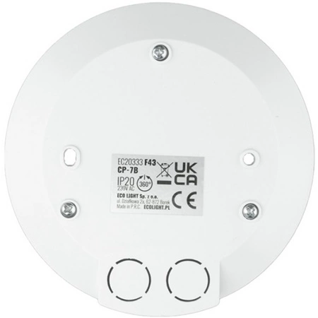 PIR 360° pohybový a soumrakový senzor 8m stropní bílá