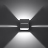 Nástěnné svítidlo LOBO G9 Cube Up-Down Modern Grey SOLLUX