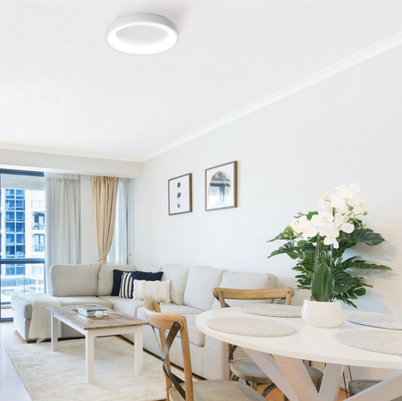 Plafond LED stropní svítidlo pro povrchovou montáž 72W 7500lm 2700-6000K CCT White Stmívatelné + dálkové ovládání EDGE Videx