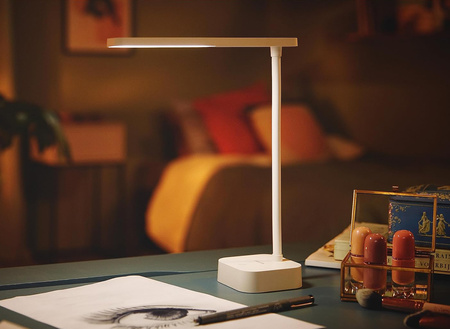 LED stolní lampa TILPA 5W 5000K stmívatelná bílá PHILIPS