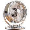 Stolní ventilátor Cirkulátor vzduchu Stojací stolní ventilátor v retro stylu 15W CHROM