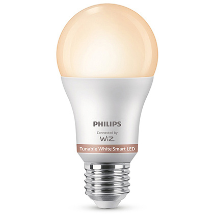 LED žárovka E27 A60 12,5W = 100W 1521lm 2200-6500K TW Smart SMART WiFi Bluetooth App WiZ Philips