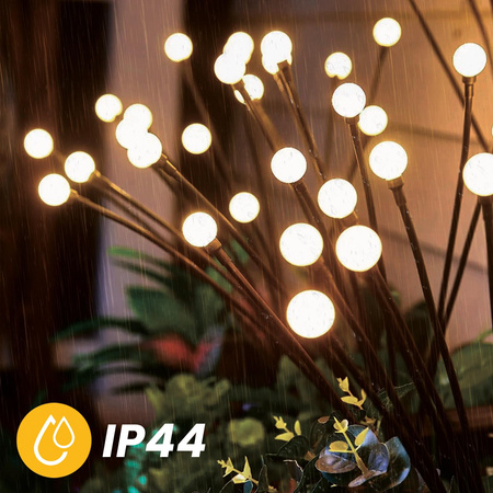 Solární lampa Pampeliška Kuličky, 3000K IP44 70cm TULIO LUMILED