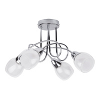 Stropní svítidlo 4x E14 Chrome Classic Dave Rabalux