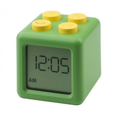 Dětský elektronický budík zelený na baterie mAh MARY'S CLOCK