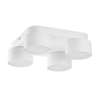 SPACE WHITE Plafond Povrchové stropní svítidlo bílé moderní 4xGX53 3393 TK Lighting