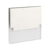 Schodišťové světlo LED 1,3W 13lm 3000K Warm Square Silver Sabik Kanlux