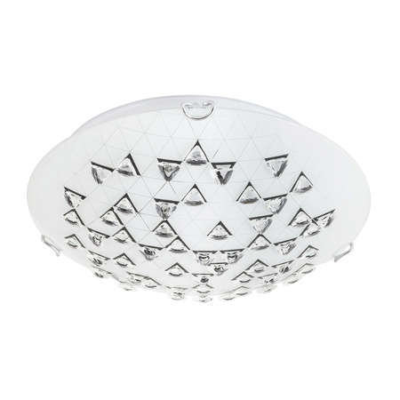 Plafond LED stropní svítidlo E27 bílé moderní Angie Rabalux