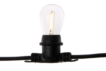 Venkovní zahradní girlanda světelný řetěz 10m 10xE27 LED 1.3W Kobi