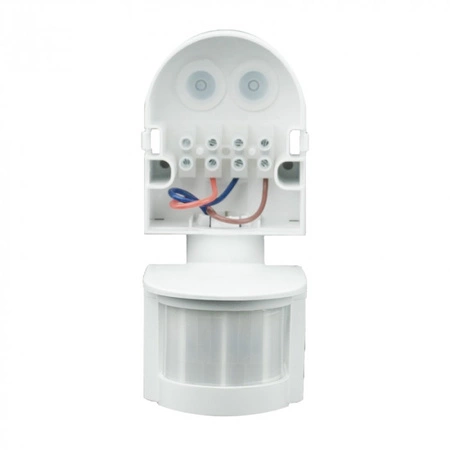 PIR senzor pohybu a soumraku IP44 Povrchová montáž Nastavitelný bílý 12m 180° CP Ecolight