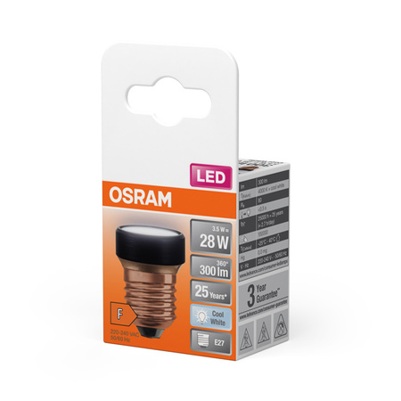 LED reflektorová žárovka E27 3,5W = 28W 300lm 4000K neutrální bílá 100° stmívatelná FLAT LAMP Osram