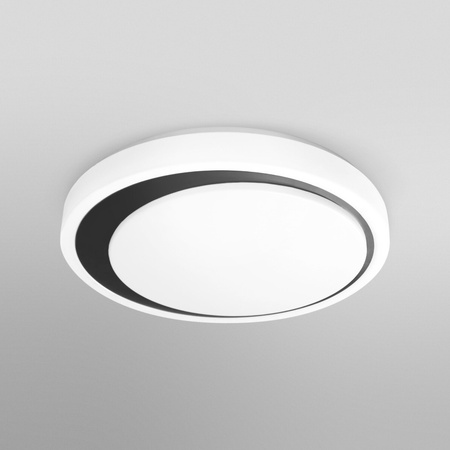 LED stropní svítidlo černé ORBIS Moon 32W 3300lm Teplá bílá-Studená bílá 48cm SMART+ WiFi LEDVANCE