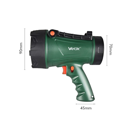 LED vyhledávací svítilna dobíjecí dílenská svítilna USB 15W 1200lm IP68 Camping Lamp VA0041 Vayox