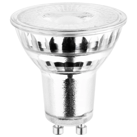 Žárovka LED GU10, 6W = 50W 580lm 4000K Neutralní bílá 38° Skleněná LUMILED