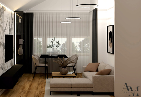 LED závěsné stropní svítidlo 45W 1800lm 4000K neutrální černá moderní CIRCOLO LED 10867 Nowodvorski