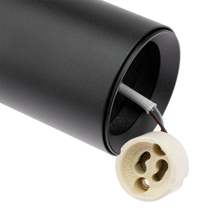 Osvětlovací lišta 2m + 6x reflektor lištový, GU10 Černá RITI LUMILED