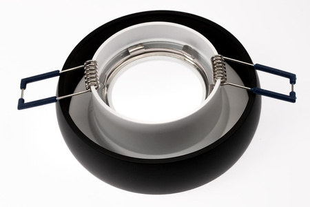 Halogenová Podhledové svítidlo GU10, IP44 Stálá Kulatá Černá COLOSEUM LUMILED