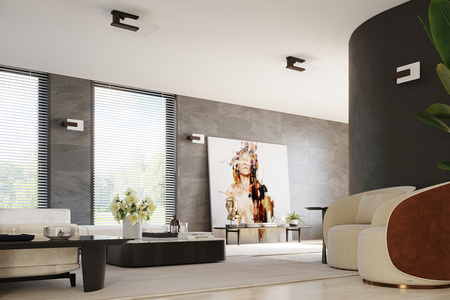 LED stropní svítidlo Plafond LAPPO 2xE27 Čtvercové svítidlo Wenge SOLLUX