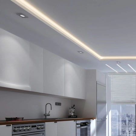 LED pásek 12V 10W 300LED 2835 teplá bílá 8mm 5m