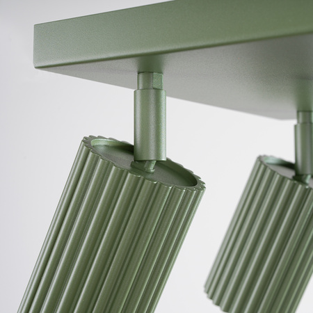 Bodové reflektorové stropní svítidlo Tuba 4x GU10 Olive Carbon Deep Space SL.1621 Sollux