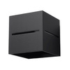 Nástěnné svítidlo LOBO G9 Cube Up-Down Modern Black SOLLUX
