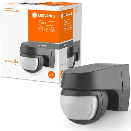 Přisazený PIR pohybový a soumrakový senzor 110ST DARK GRY IP44 LEDVANCE