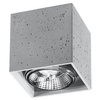 Svítidlo pro povrchovou montáž VALDE 140 GU10 Spot Cube Industrial Grey SOLLUX
