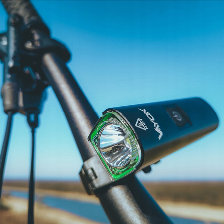 Svítilna LED na kolo světlo USB-C držák 6 režimů 1300lm IPX6 VAYOX