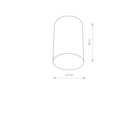 POINT PLEXI L 6530 Nowodvorski stropní lampa černá E27 povrchová moderní trubice