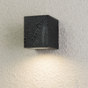 Zahradní nástěnná lampa GU10, čtvercové Černá ALLIUM LUMILED