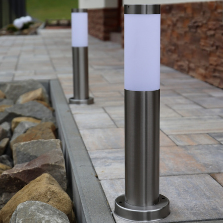 Stínidlo pro zahradní svítidla GOLDLUX (Polux) LIVIA INOX Satin