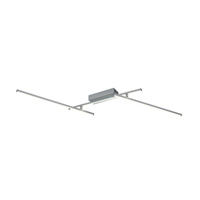 Stropní svítidlo LED pro povrchovou montáž 24W stříbrné Moderní Negan Rabalux
