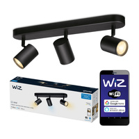 Stropní svítidlo LED SPOT RAIL 3x 5W 2700-6500K Black SMART WiFi WiZ
