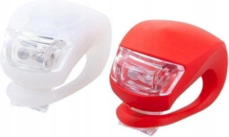 LED světla na kolo přední + zadní silikonové XQ MAX