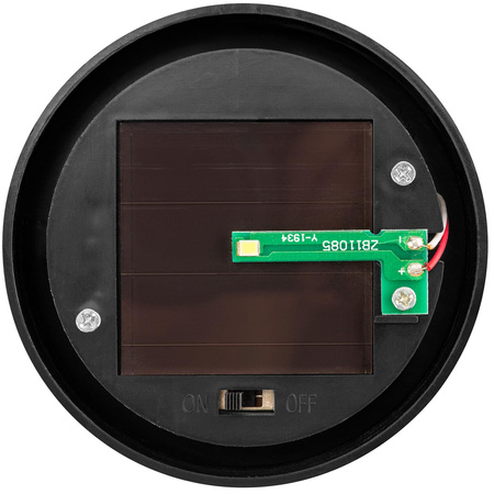 Solární zahradní LED lampa zapichovací bílá koule ATRIS 20cm LUMILED