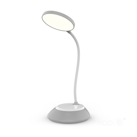 LED 5W 200lm CCT 270° dobíjecí šedá stolní lampa Visua Kobi
