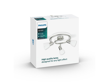 Stropní svítidlo BURLAP 3x E14 Nástěnné svítidlo Reflektor pevný PHILIPS