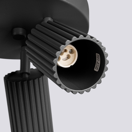 Stropní svítidlo Plafond Tuba Spot 3x GU10 Black Carbon Deep Space SL.1582 Sollux