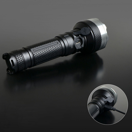 Dobíjecí ruční svítilna LED 20W 5500lm 6 režimů USB-C Vodotěsné IP68 Videx