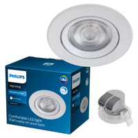LED SPARKLE 5W 2700K Stmívatelná kruhová LED svítidla pod omítku bílá PHILIPS